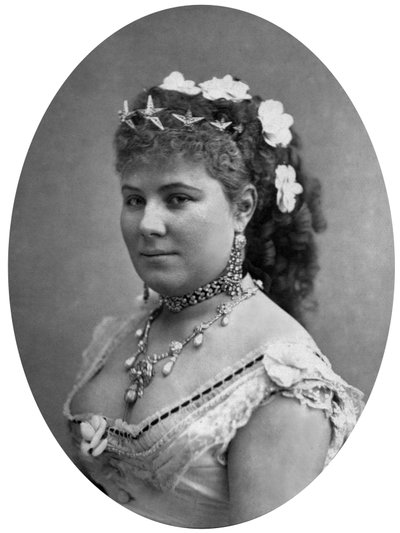 Julia Baron, französische Schauspielerin von Gobinet de Villecholle Francois-Marie-Louis-Alexandre) Franck (Franck