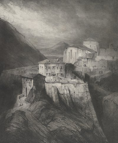 Kostel Saint Jean, Thiers, 1831. od Godefroy Engelmann