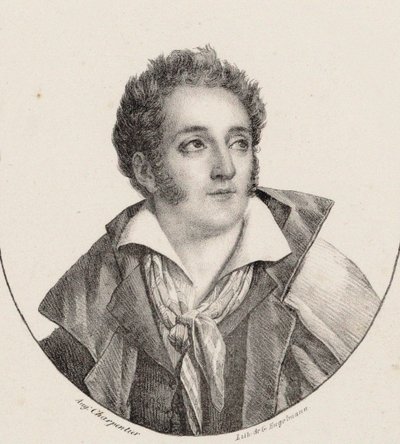 Portrét skladatele Françoise Charlese Mansui 1785-1847. od Godefroy Engelmann