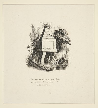 Pití jelena od Godefroy Engelmann