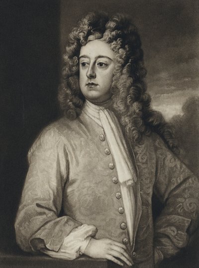 Francis Godolphin, hrabě z Godolphin (litho) od Godfrey (after) Kneller