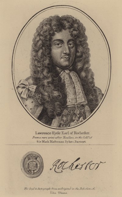 Laurence Hyde od Godfrey (after) Kneller