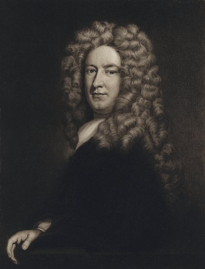 Sir Samuel Garth (litho) od Godfrey (after) Kneller