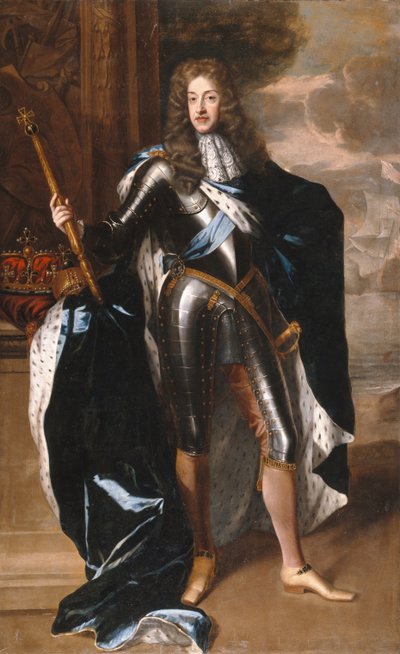 Jakub II (olej na plátně) od Godfrey (follower of) Kneller