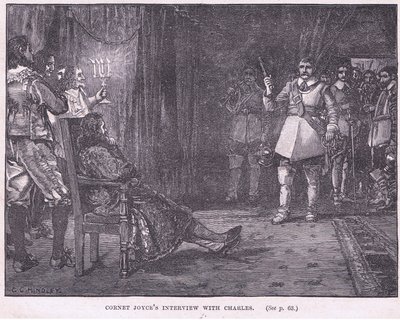 Rozhovor Cornet Joyce s Charlesem I AD 1647 od Godfrey C. Hindley