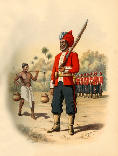 První Madras Pioneers, 1890. od Godfrey Douglas Giles