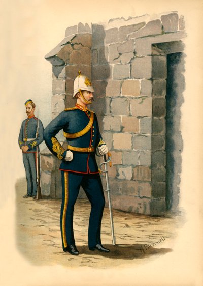 Halifax Garrison Artillery, 1890. od Godfrey Douglas Giles
