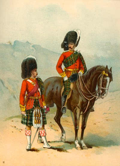 72. - Seaforth Highlanders, 1890. od Godfrey Douglas Giles