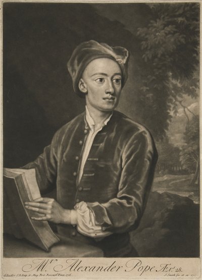 Alexander Pope, hospoda. 1716 od Godfrey Kneller