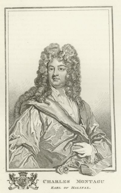Charles Montagu, hrabě z Halifaxu od Godfrey Kneller