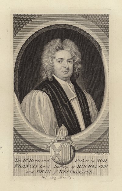 Francis Lord biskup z Rochesteru od Godfrey Kneller
