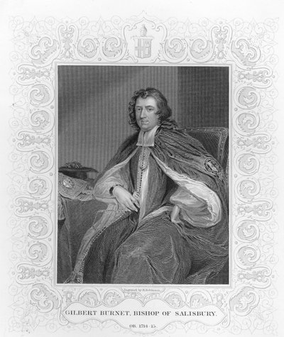 Gilbert Burnet, biskup ze Salisbury, ryl H. Robinson od Godfrey Kneller