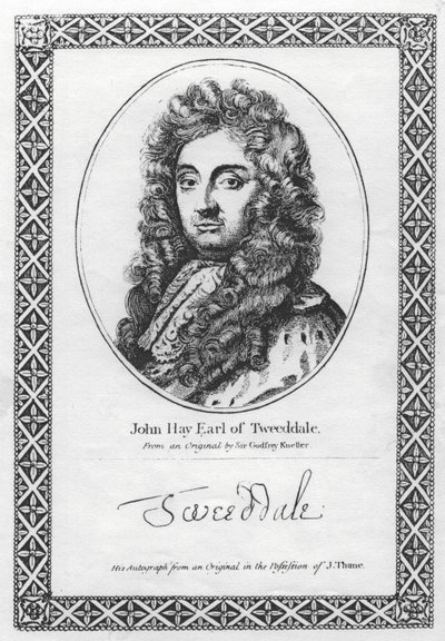 John Hay hrabě z Tweeddale od Godfrey Kneller