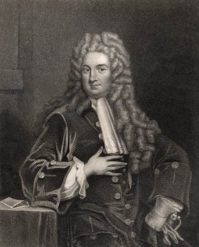 John Radcliffe, vyrytý H. Cookem, z 