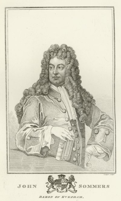 John Sommers, baron z Eveshamu od Godfrey Kneller