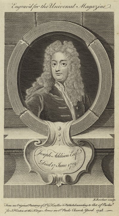 Joseph Addison, Esquire od Godfrey Kneller