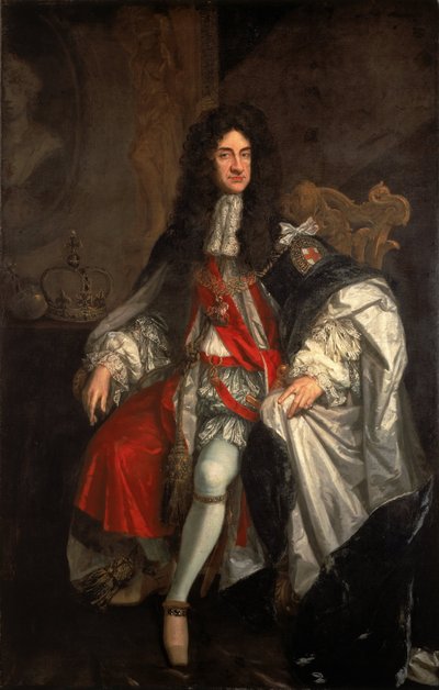 Král Karel II. od Godfrey Kneller