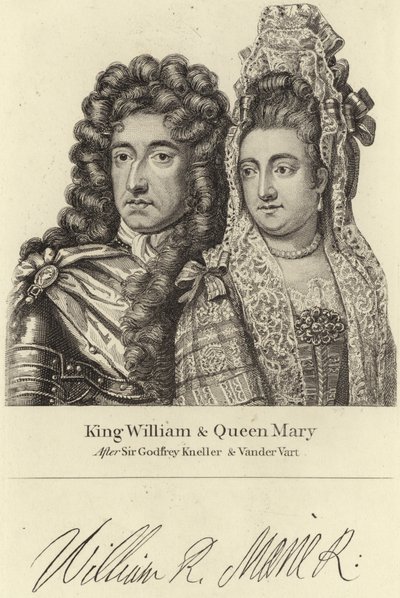 Král William a královna Marie od Godfrey Kneller