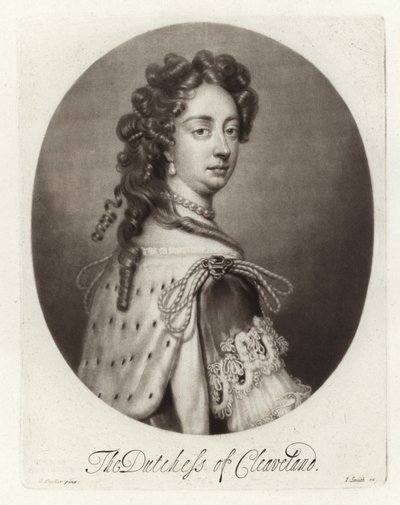 Portrét Barbary Palmer, vévodkyně z Clevelandu od Godfrey Kneller
