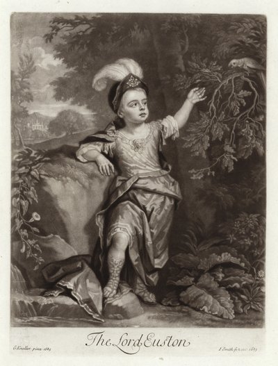 Portrét Charlese Fitzroye od Godfrey Kneller