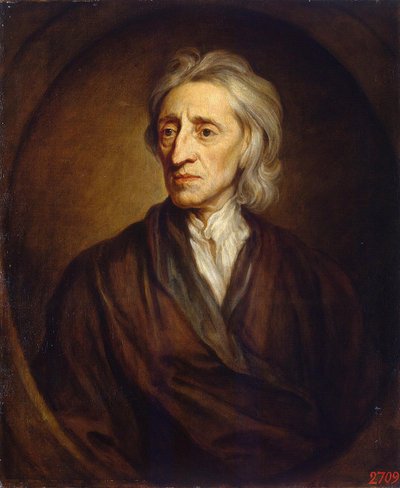 Portrét Johna Locka od Godfrey Kneller