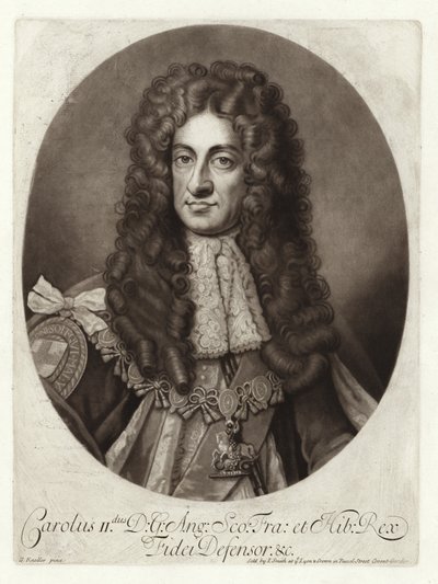 Portrét krále Karla II od Godfrey Kneller