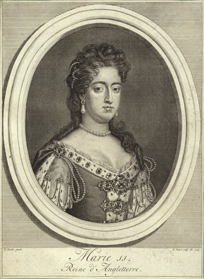 Portrét královny Marie II Anglie, Skotska a Irska od Godfrey Kneller