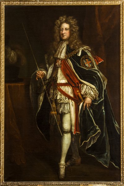Portrét Williama Cavendishe, 4. hraběte a 1. vévody z Devonshire, cca 1690-1710 (olej na plátně) od Godfrey Kneller