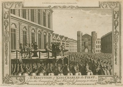 Poprava krále Karla I. před banketním domem, Whitehall, 30. ledna 1649 od Godfrey Kneller