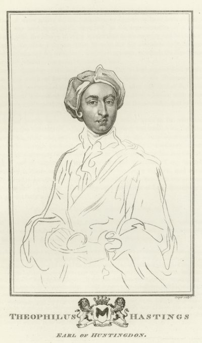 Theophilus Hastings, hrabě z Huntingdonu od Godfrey Kneller