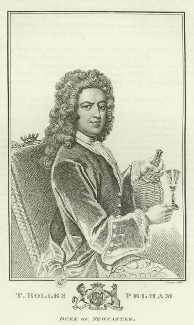 Thomas Holles Pelham, vévoda z Newcastlu od Godfrey Kneller