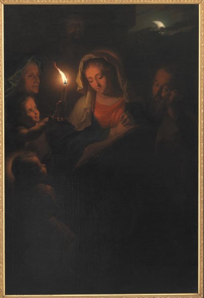 Svatá rodina od Godfried Schalcken