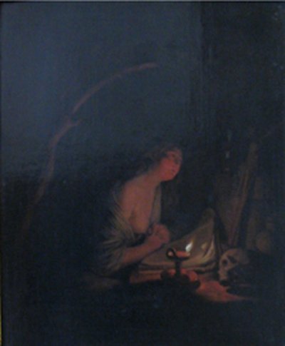 Kajícná svatá Máří Magdalena od Godfried Schalcken