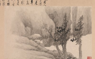Krajiny s básněmi, 1688. od Gong Xian