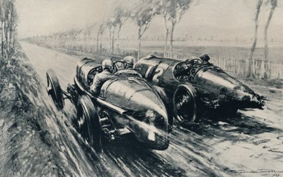 Závody na Grand Prix, Štrasburk 1922, 1937 od Gordon Crosby