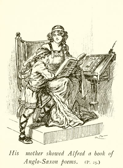 Alfred se učí číst od Gordon Frederick Browne