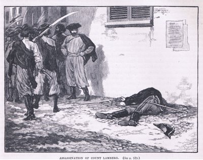 Atentát na hraběte Lamberga AD 1849 od Gordon Frederick Browne