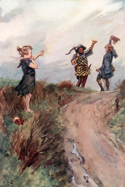 Foukání jim polibky od Gordon Frederick Browne