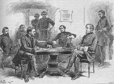 General Grant Reading the Terms of Surrender, 1895, 1902 od Gordon Frederick Browne