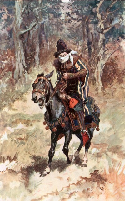 Ghysbrecht Van Swieten sedící na svém mezku od Gordon Frederick Browne