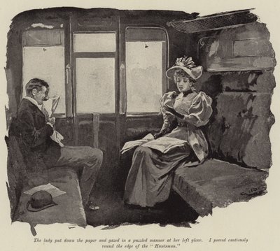 Ilustrace k filmu Jen krátký příběh od Arthura Hughese od Gordon Frederick Browne