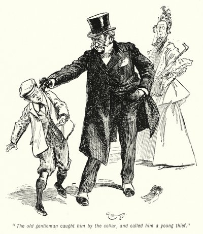 Ilustrace k Příběhu hledačů pokladů od E Nesbita (litho) od Gordon Frederick Browne