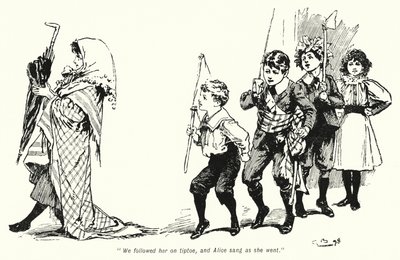 Ilustrace k Příběhu hledačů pokladů od E Nesbita (litho) od Gordon Frederick Browne