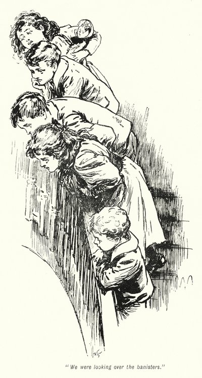 Ilustrace k Příběhu hledačů pokladů od E Nesbita (litho) od Gordon Frederick Browne
