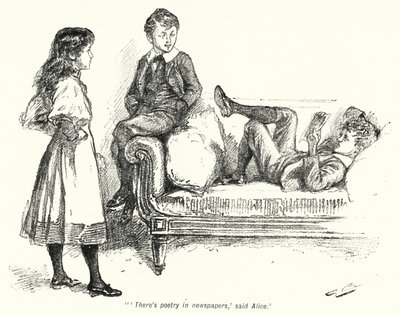 Ilustrace k Příběhu hledačů pokladů od E Nesbita (litho) od Gordon Frederick Browne