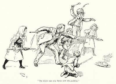 Ilustrace k Příběhu hledačů pokladů od E Nesbita (litho) od Gordon Frederick Browne