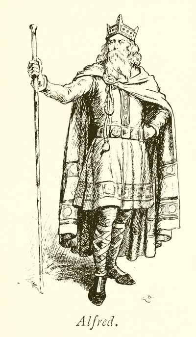 král Alfréd Veliký od Gordon Frederick Browne