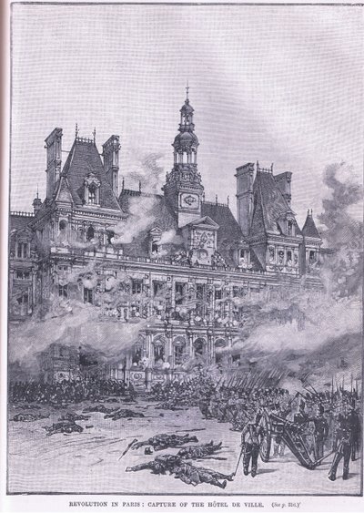 Revoluce v Paříži od Gordon Frederick Browne