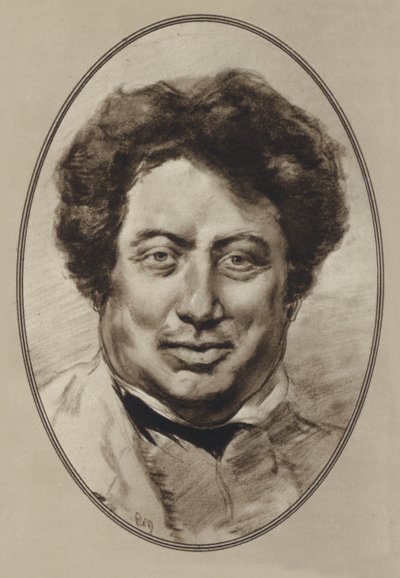 Alexandre Dumas, Pere (litho) od Gordon Ross