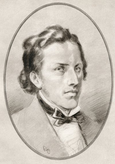 Frederic Francois Chopin, z Živé biografie velkých skladatelů od Gordon Ross